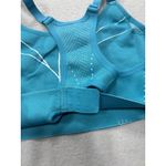 All In Motion Sports Bra Large Support Adjustable Straps Teal Blue Workout Photo 5