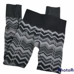 Lululemon seamless ebb to street leggings gray black chevron sz 6 running tights Photo 4