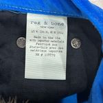 Rag and Bone NEW  High Rise Ankle Skinny sz 26 Blue Velour Photo 3