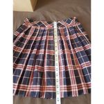 Romwe Skirt Plaid Pleated School Mini High Waist Preppy Dark Academia Sz Medium Photo 10