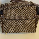 Diane Von Furstenberg Vintage DVF  Brown Black Carry On Luggage Photo 3