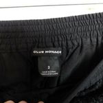 Club Monaco Sheer Lace Terry Embroidered Pants Black Silk Sexy Cute Boho Photo 9