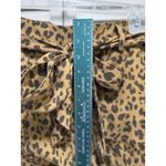 A New Day A‎ New Day Brown Cheetah Flowy Shorts Pleated Pockets Elastic/ Tie Size Small Photo 1