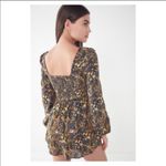 Urban Outfitters  Paulina Floral Square Neck Romper Photo 12