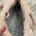 Kendall + Kylie Light Pink Faux Fur Double Strap Shoulder Bag Approx 10" X 7" Photo 5