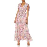 Shoshanna  Zahra Floral Gown in Blush Pink 2 Womens Long Maxi dress Photo 10