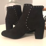 JustFab Black Studded Booties Photo 0