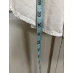 Woman Within Woman Within White Crochet 3/4 Sleeve Top Size 18/20 V Neck Boho Peasant Photo 3