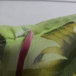 Leilani Floral Capri Cover Up Pants Semi Sheer Vacation Beach Size L/XL Green Size L Photo 3