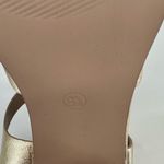 Seychelles Blessings Metallic Gold Heeled Platform Sandals size 9.5 Ankle Strap Photo 8