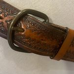 Western Full Grain Cowhide Brown Leather Belt Womens Photo 0