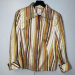 Akris Punto  Multicolor Silk Jacket and Skirt Set Size 12 Photo 1