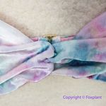 Beach Riot NEW Free People Poppy Bikini Top candy skies tie dye, M Photo 4