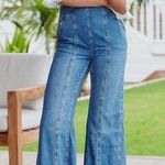 Free People Kendra Denim Jumpsuit XS Photo 1