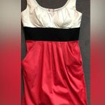 B Darlin 13/14 white bodice with coral bottom dress Photo 1