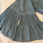 NWT Mossimo size XXL denim dress with long bell sleeves with gather details Blue Photo 10