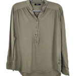 Michael Lauren Micheal Lauren Olive Green Henley NWT Size XS Green Knit Top Photo 0