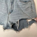 BDG Urban Outfitters mom high rise light wash denim cut off jean shorts size 28 Photo 5