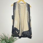 Anthropologie Sleeping on Snow Wool Blend Loose Fitting Sweater Vest Size M/L Gray Photo 1