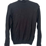 ZARA Mockneck Basic Knit Sweater Black Sz Large Photo 0