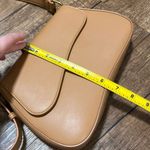 Antik Kraft NEW  Vegan leather tan saddle bag Photo 7