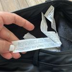 ZARA NEW  Black Faux Leather Pants Blogger Favorite Ankle Zip Sz L Photo 6