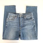 RE/DONE  70s High Rise Stove Pipe Jeans Size 29 Photo 3