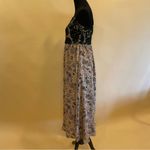 Soiéblu Soieblu Black Nude Floral Lace Paisley Sleeveless Maxi Dress Size S Photo 2