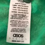 ASOS New without tag DESIGN oversized shirt in bright green dobby, size US 6 Photo 6