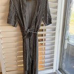 Ganni  Check Crepe Wrap size 38 Photo 2