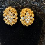Beautiful clip on diamanté earrings. Large and in charge. Gorgeous statement Photo 1