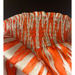 Michael Kors Sleeveless Cowl Neck Orange Gray Blouse XS Office Going Out Top Photo 4