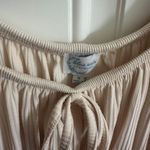 Francesca's Cream Ribbed Mini Dress With Bow Photo 3