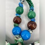 Rampage  multicolor halter style beaded‎ bikini, size medium Photo 4