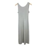 Vintage 90’s Scoop Neck Slip Midi Belted Chain Silver Dress Size 8 by K Studio Gray Size L Photo 8