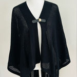 Marc New York  Sweater Cape - One Size - Black - holiday sweater Photo 0