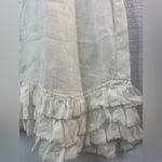 Saint Tropez West  12 Linen Sleeveless Empire Waist Mini Dress Photo 3