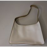 Ivory White Vegan Leather Laser Cut Hobo Bag Purse Shoulder Bag Photo 2