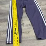 Adidas Climalite Light Purple with With Stripes Cropped Leggings Size Small Photo 9