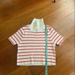 Callahan Knitwear Lucy Turtleneck Crop Sweater size small Red Photo 6