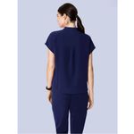 Mandala Scrubs Mandarin Dolman Top in Navy Blue Size XS NWOT! Photo 1