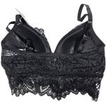 Frederick's of Hollywood Frederick's of Hollywood Finley Lace Bralette Black S NWT Photo 1