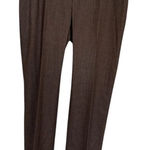 Banana Republic  Women's Chocolate Brown Wool Blend Dress Pants Size 8 Petites Photo 0
