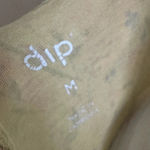 Dip size medium floral yellow pajama shirt Photo 3