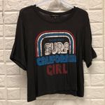 Raggs II Riches  MALIBU BEACH SURF CALIFORNIA GIRL crop‎ soft tee Photo 1