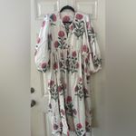 Etsy Handmade Cotton Gauze Floral Dress – Size Medium Photo 2