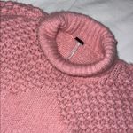 Free People  baby Pink Turtleneck Sweater size xs Photo 2
