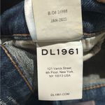 DL1961 Patti Straight NWT Size 25 High Rise Vintage 31" Denim Jeans Split Cuff Photo 14