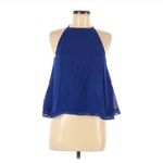 ZARA  Halter Tank Top Royal Blue Photo 0