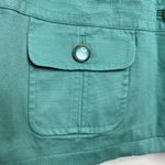 East 5th Woman Button Front Blazer Jacket Size 2X Blue Green Color? 3/4 sleeves Photo 3